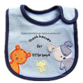 OEM Produce de conception personnalisée Applique brodée Baby Cotton Baby Bib